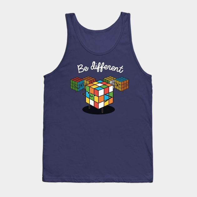 Be different Tank Top by Domichan